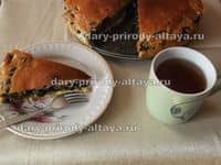 Пирог с сушеными грибами моховиками